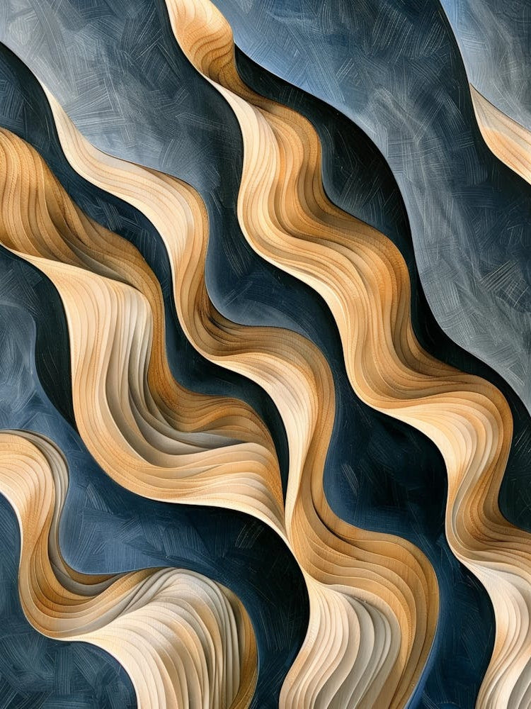 Abstract Of Waves