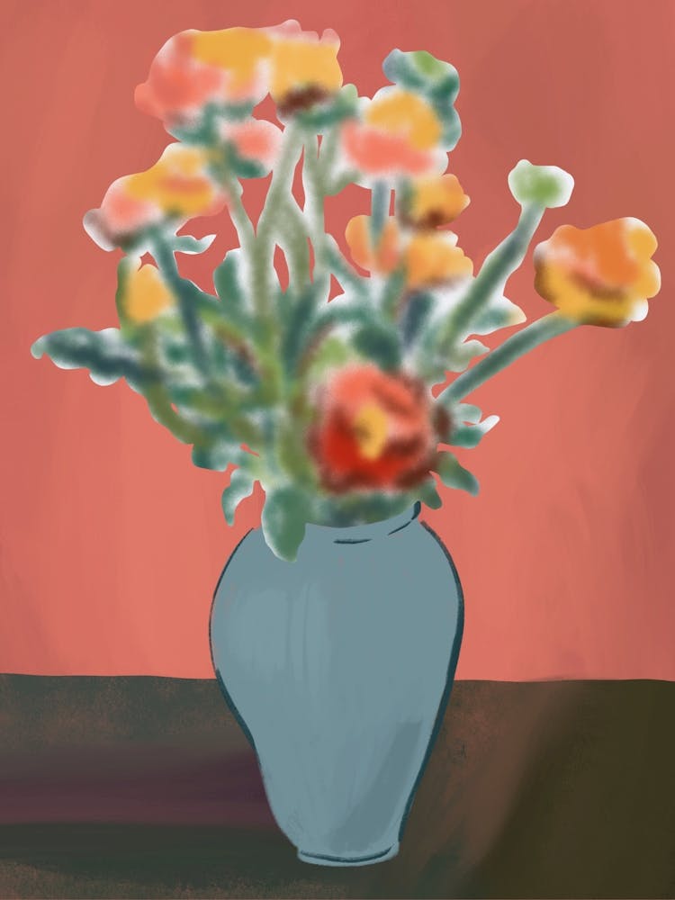Flowers In A Vase 1
