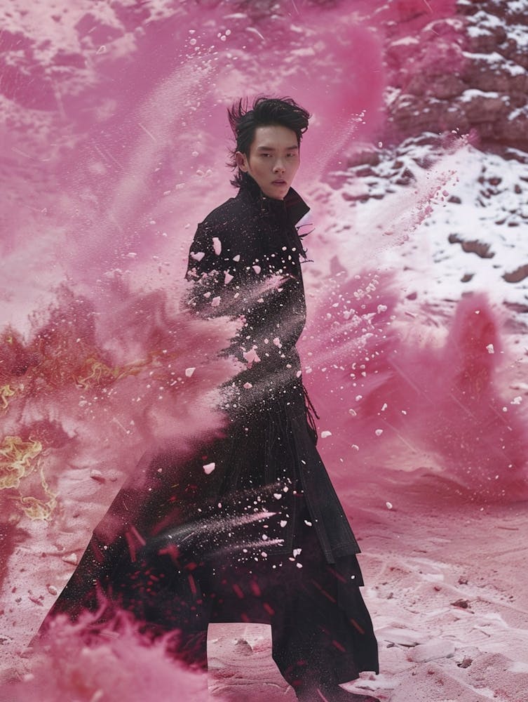 Full Body, 18 Year Old Chinese Male Model, The Model Is 1