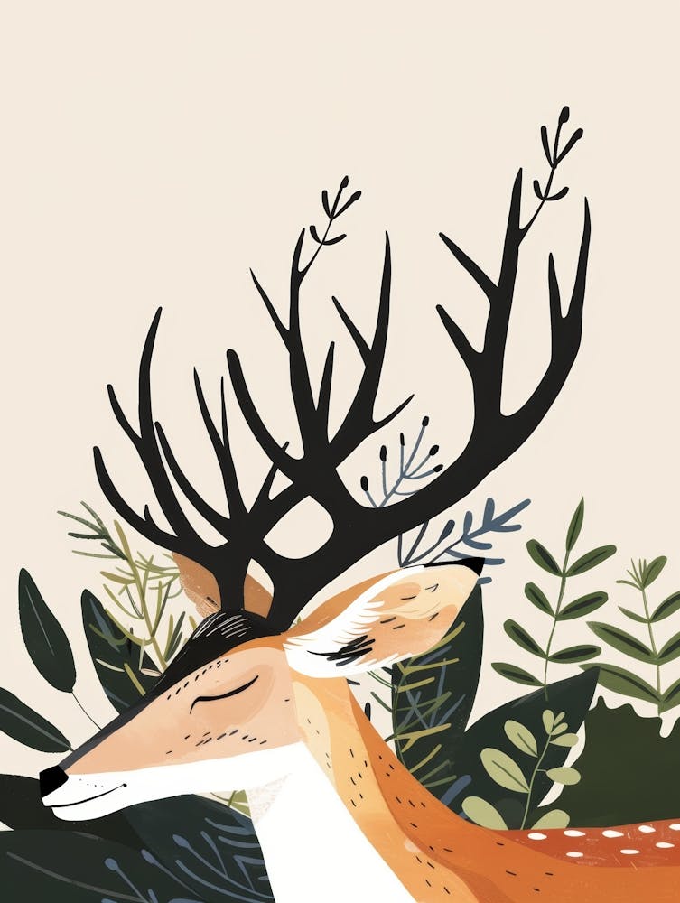 Deer Illustration 4