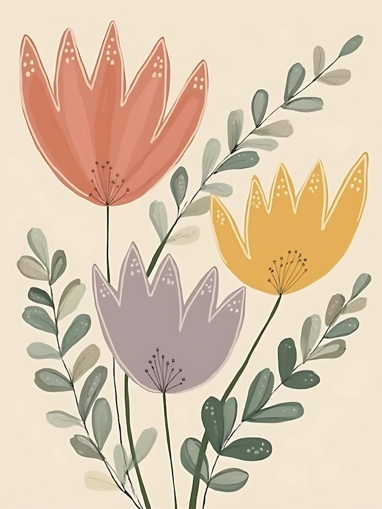 Soft Pastel Bloom Arrangement