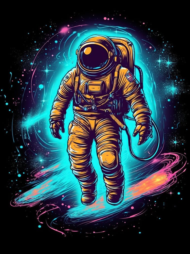 Astronaut In Space 17