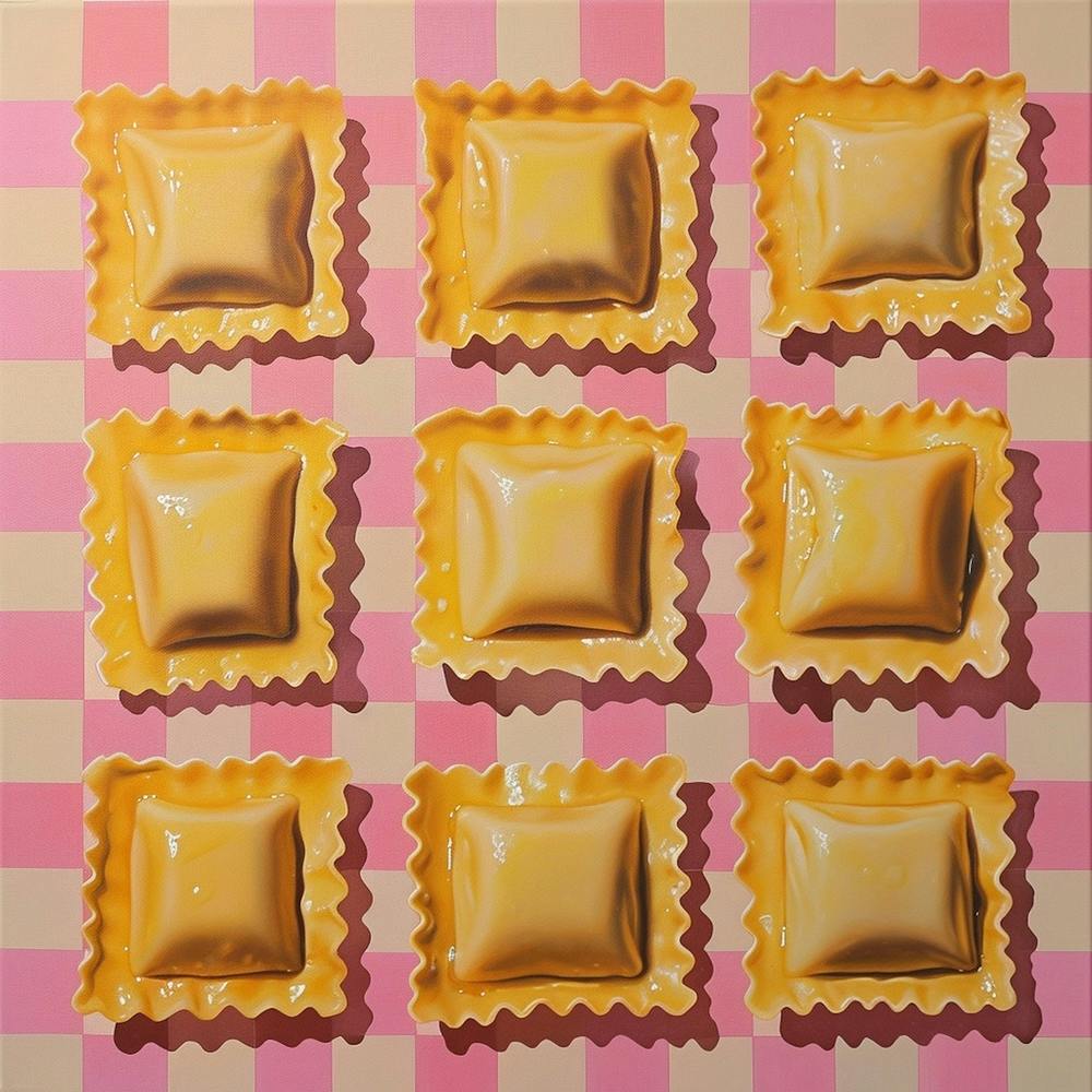 Ravioli Pastel Checkerboard 2