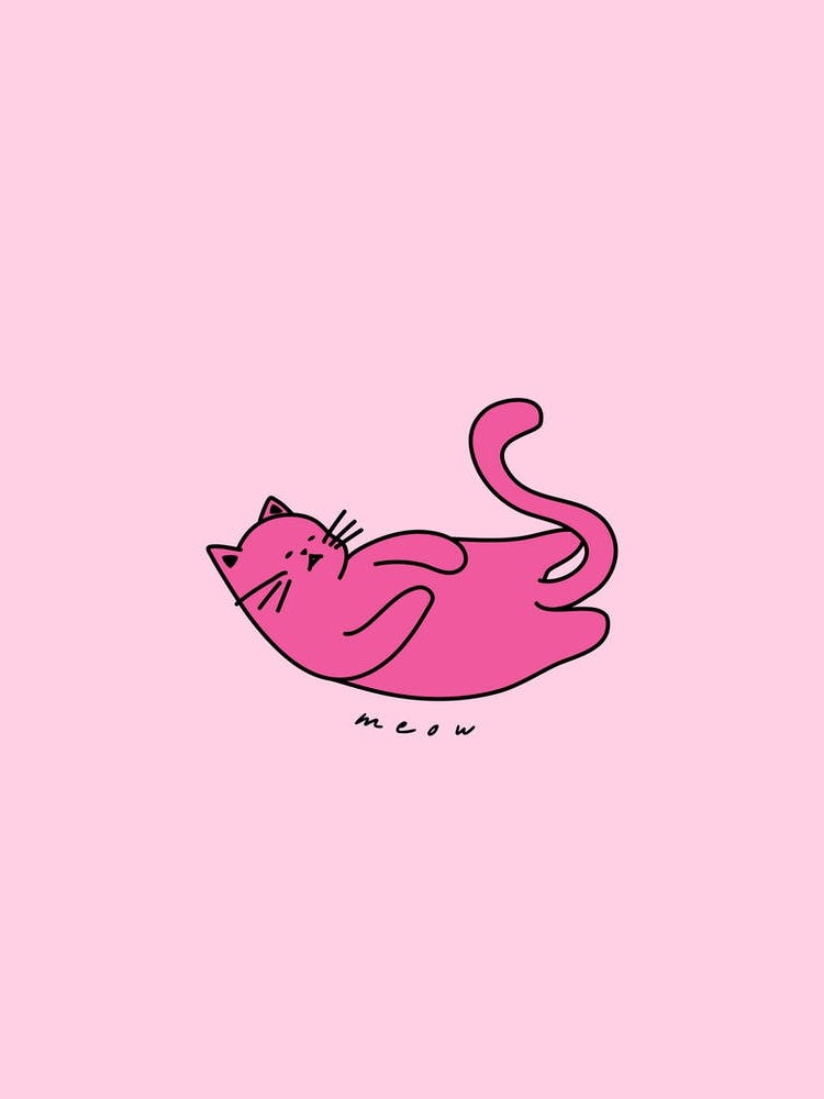 Pink Meow Cat