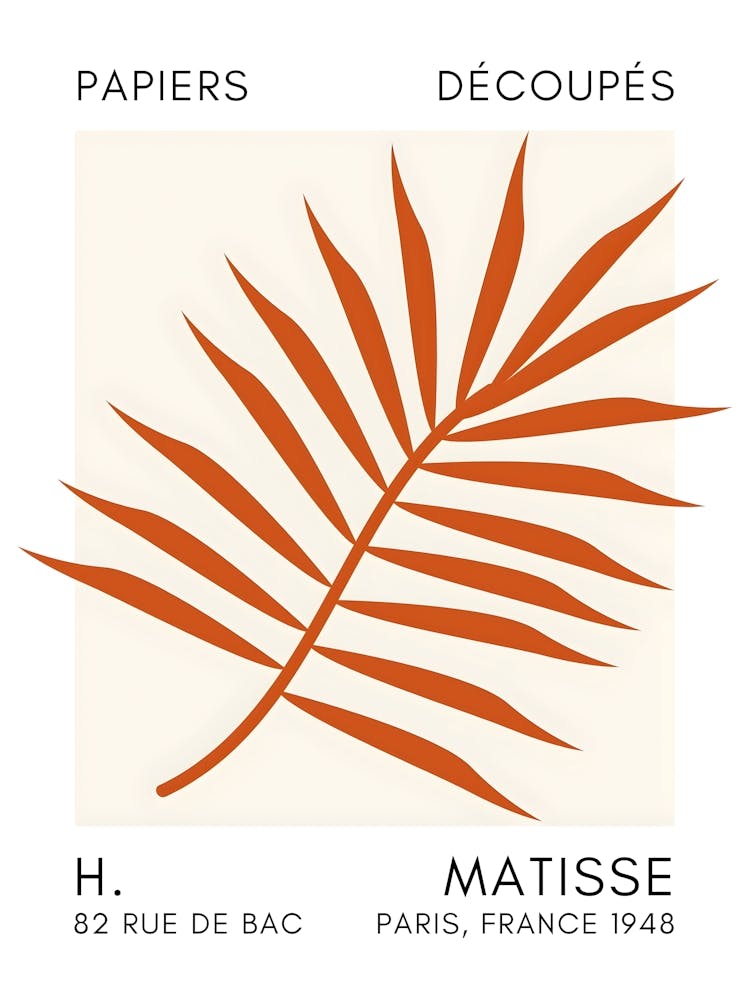 Henri Matisse Palm Leaf 1