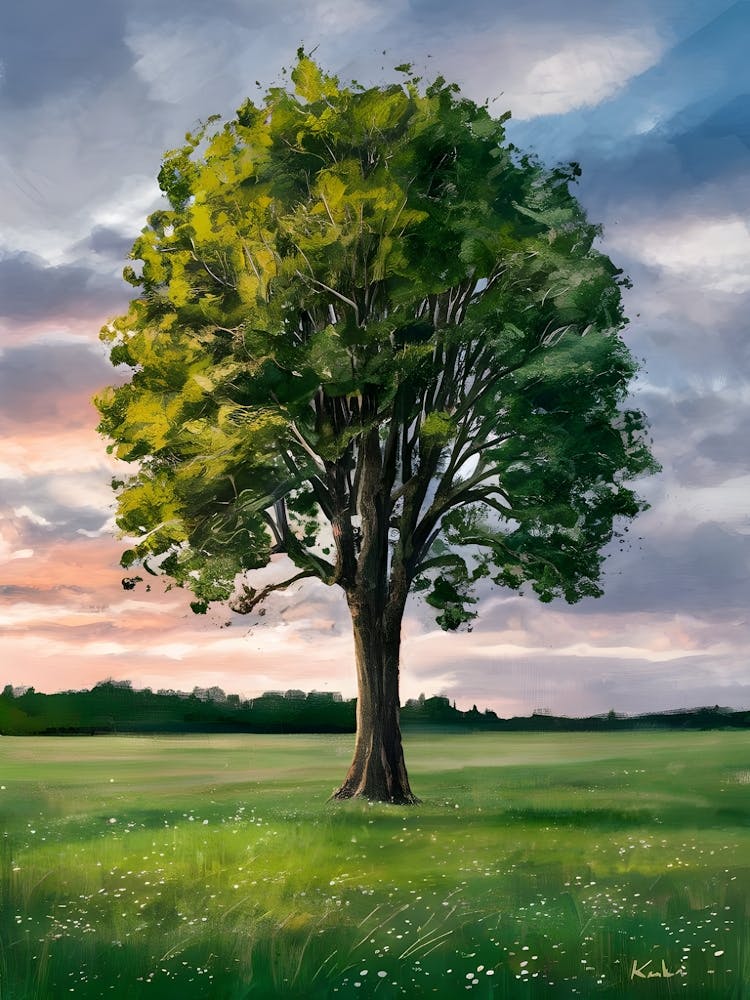 Tree At Sunset 2