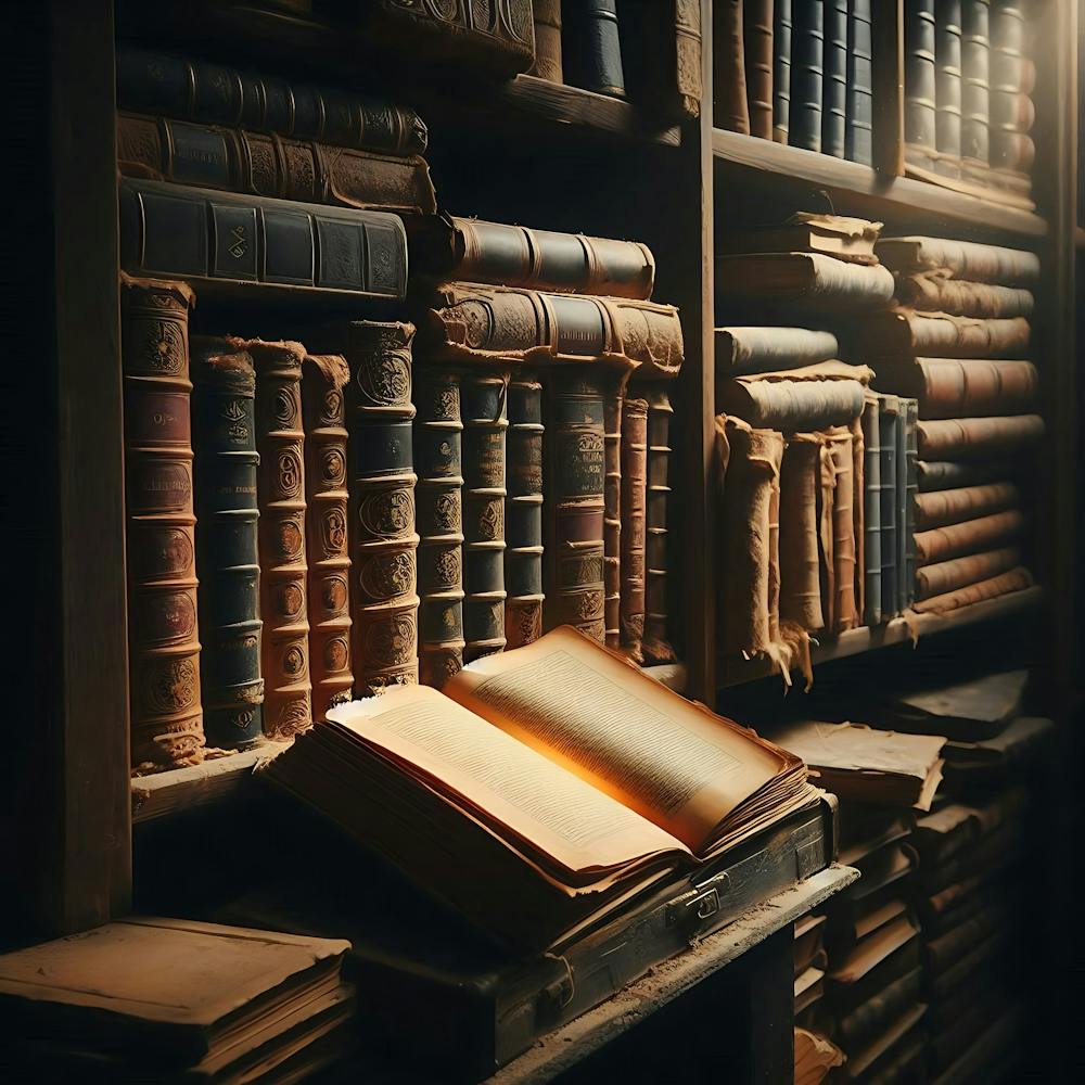 Old Books In The Library