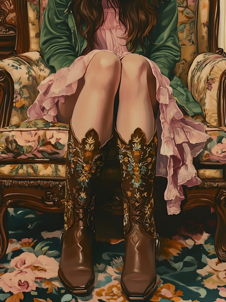 Cowgirl In Boots