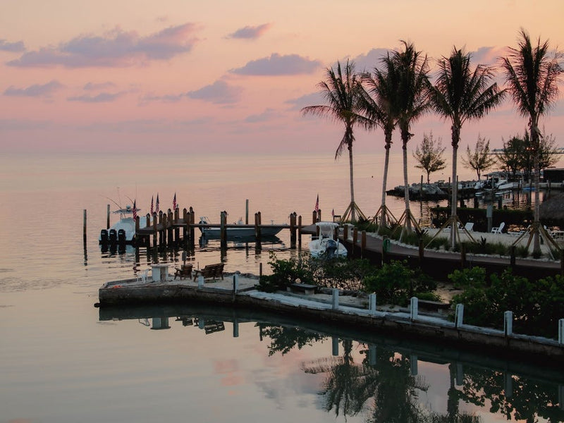 Pink Skies at The Keys