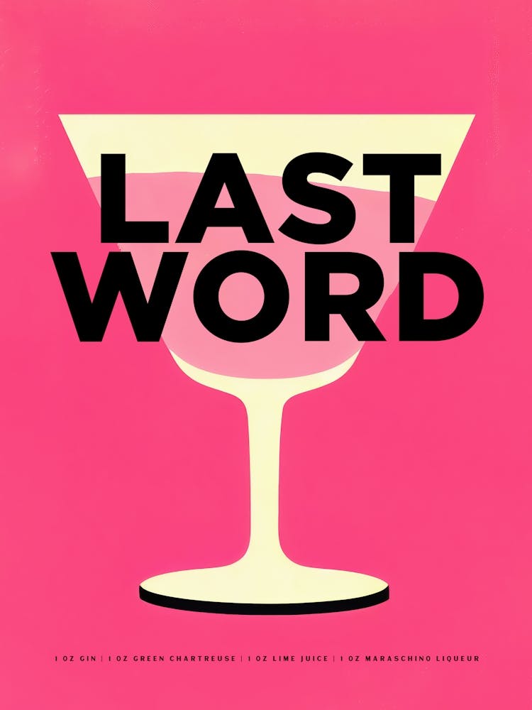 Savoring Last Word Retro Cocktail Recipe