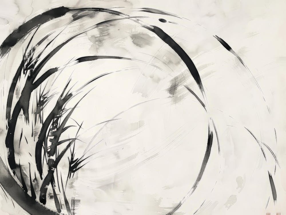 A Rope Design On A Light Blue Background