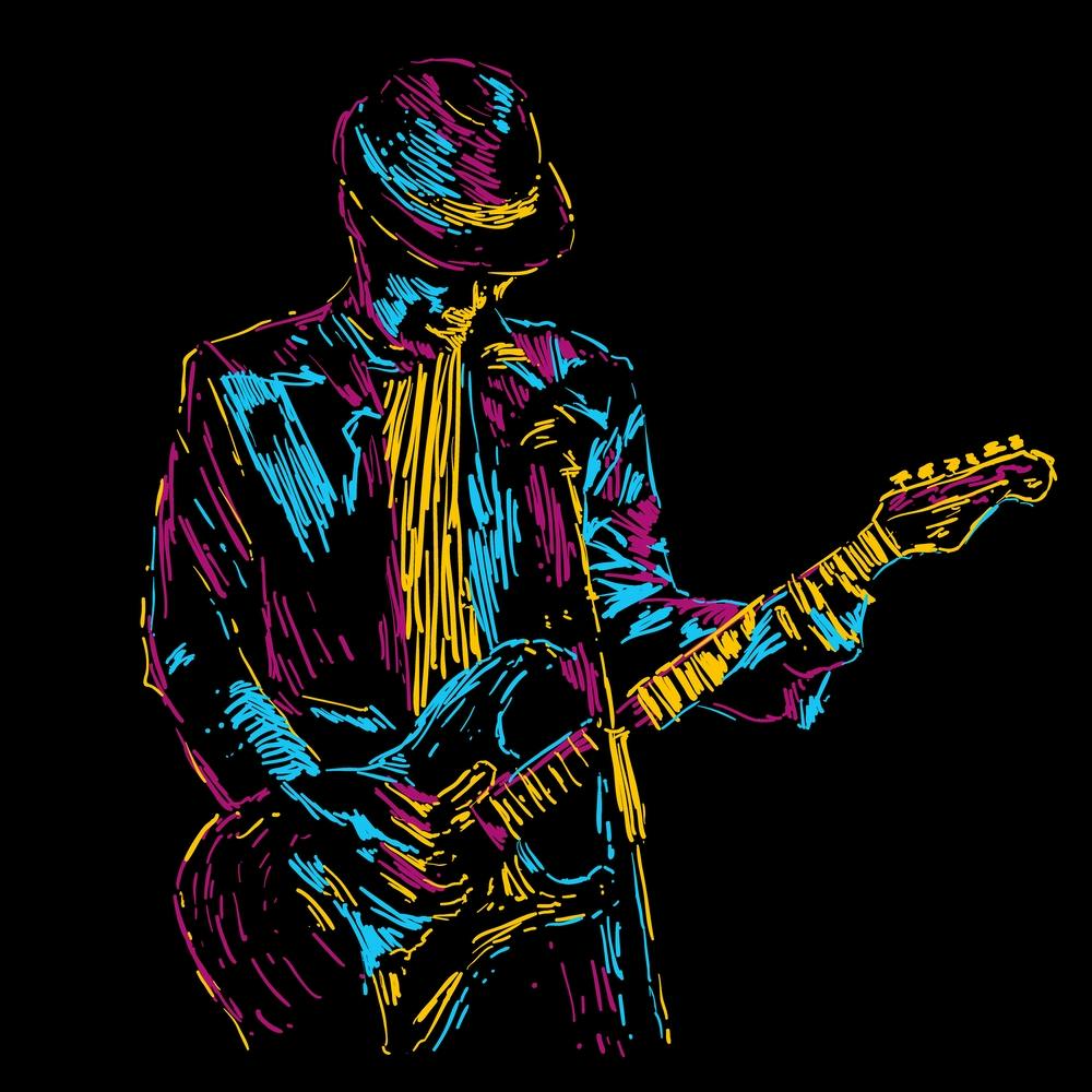 Electric Guitar Player
