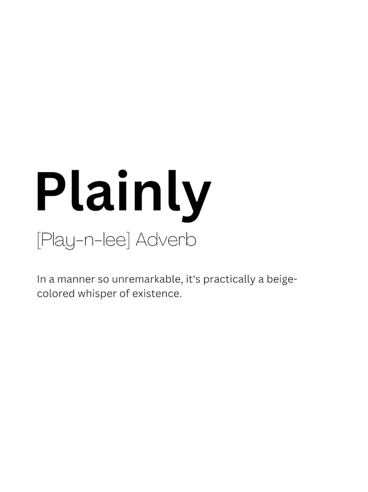 Plainly Definition Meaning