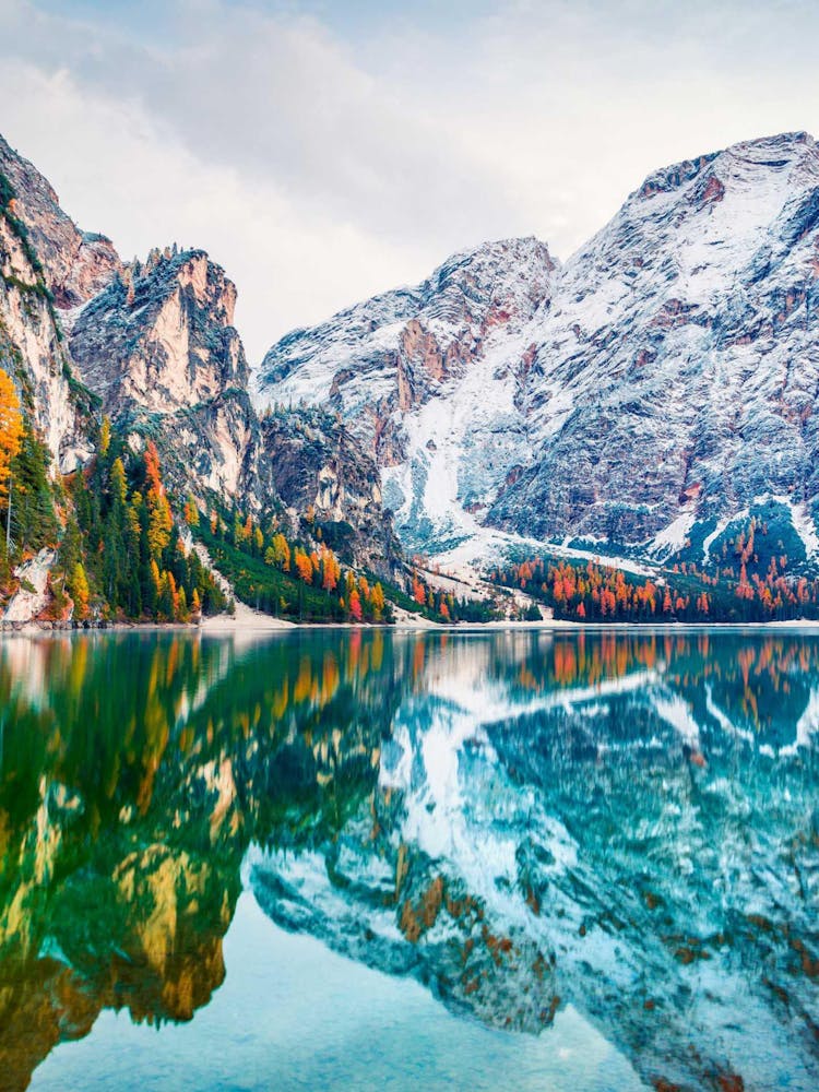 Autumn Mountains In The Dolomites