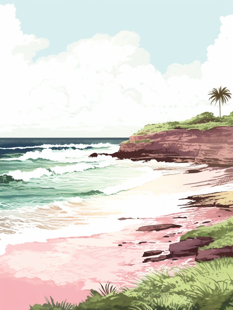 Un Croquis d'Anakena Beach, Île de Pâques Chili 3