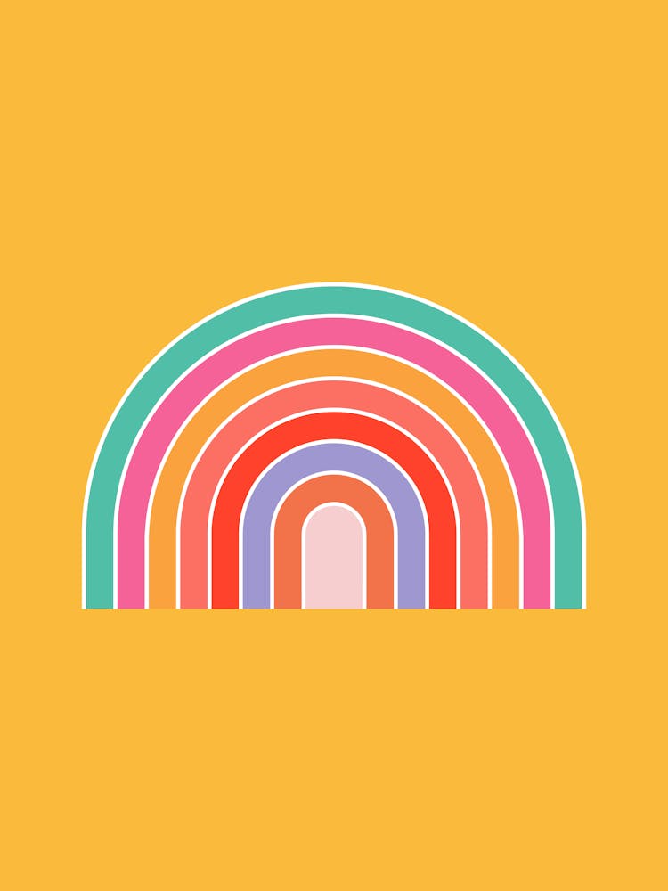 Colorful Rainbow Yellow