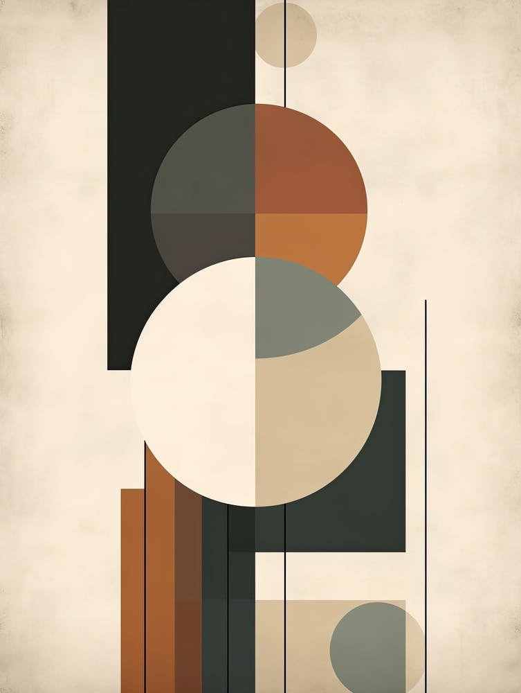 Vintage Vortex; Mid Century Boho Whirl