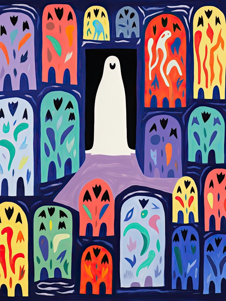 Matisse Style, Halloween Spooky 2