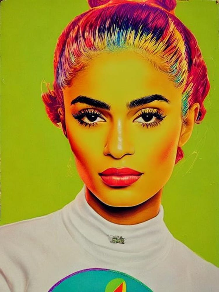 Jessie Reyez Colourful Pop Art