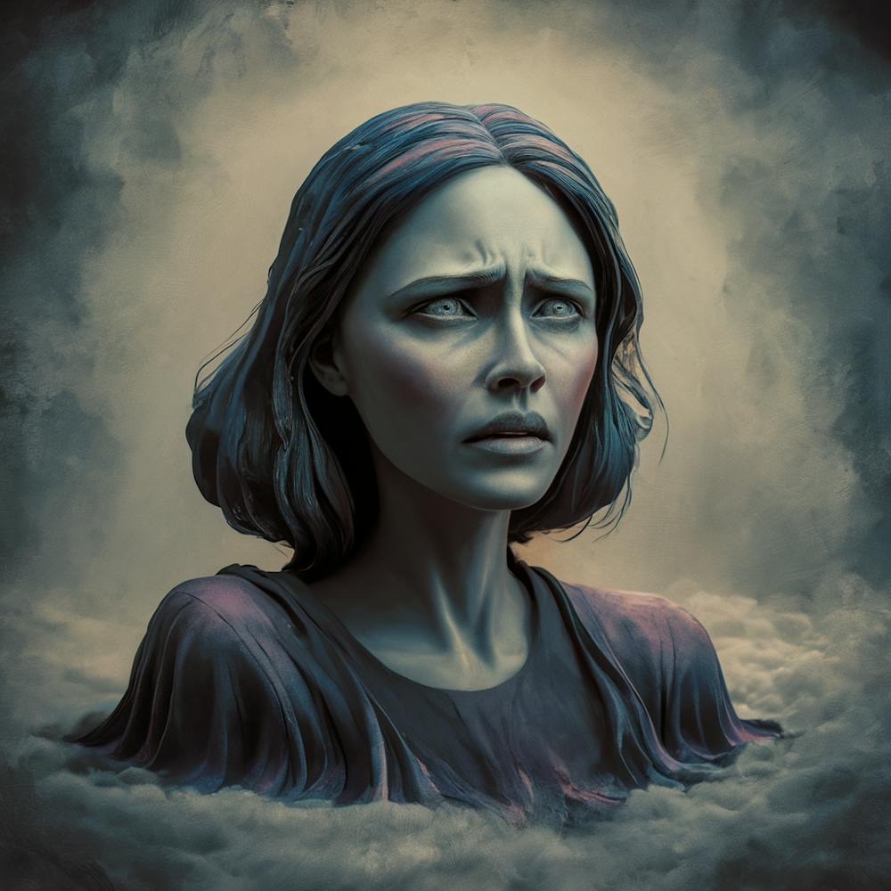 Cry woman