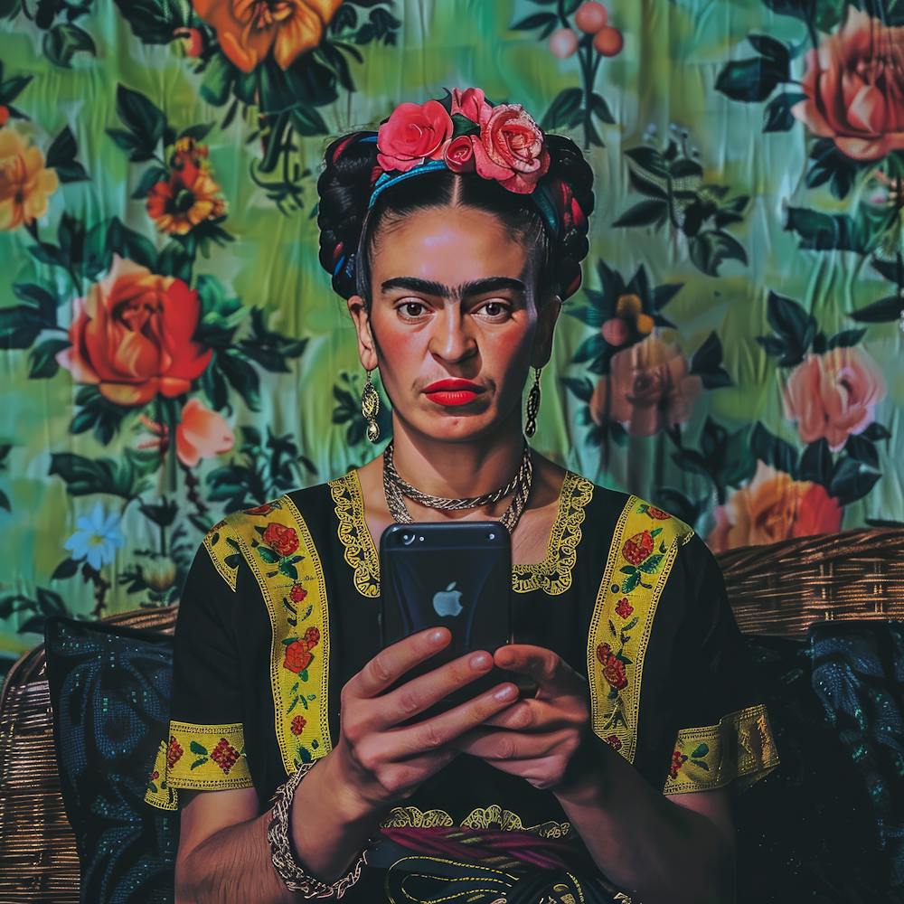 Frida Takes a Selfie 2