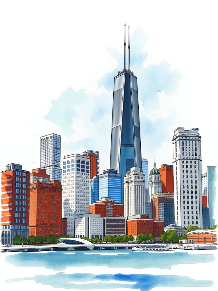 A Colorful Cityscape