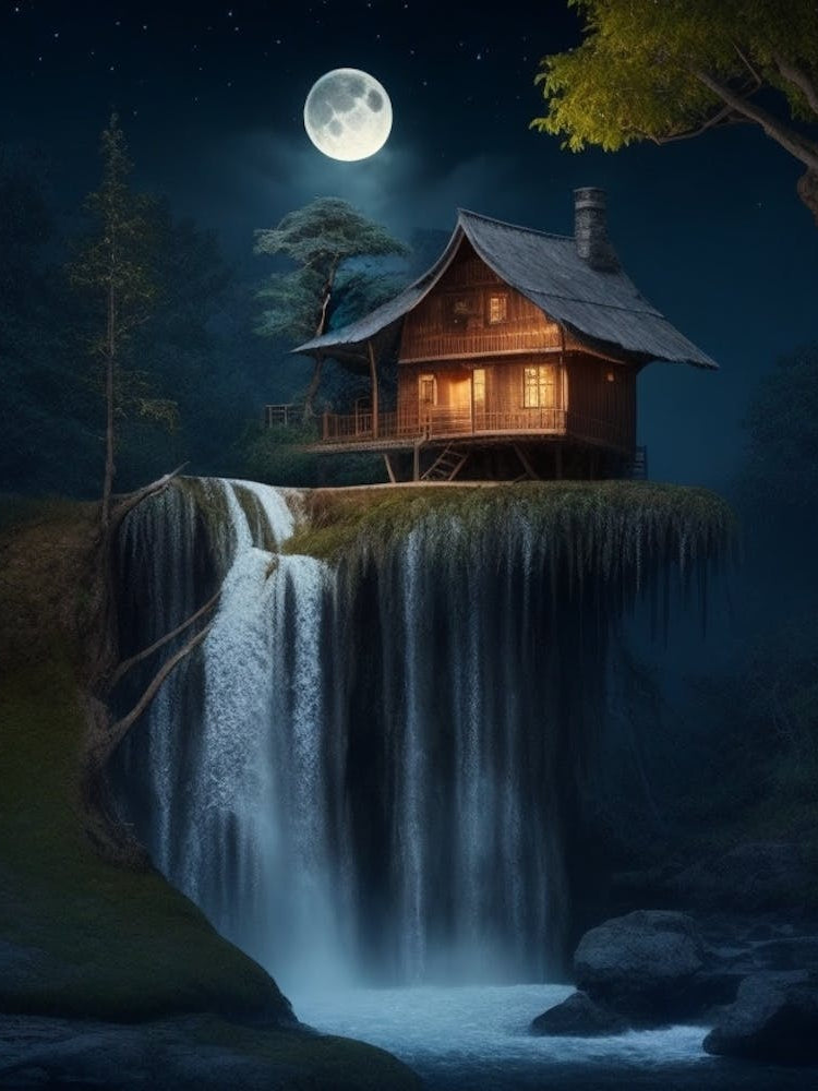 House On A Waterfall