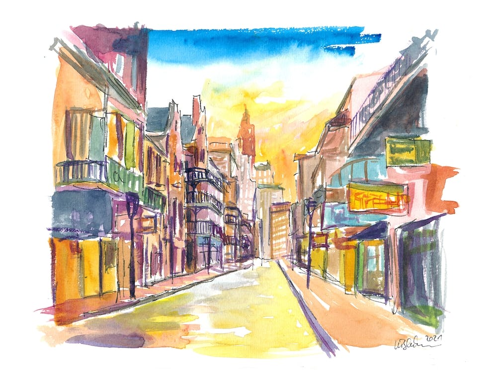 New Orleans Street Scene