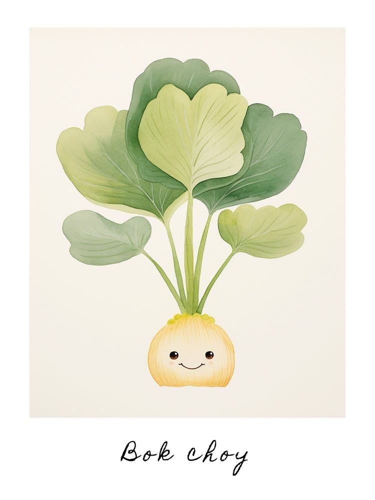 Friendly Kids Bok Choy 1 Poster