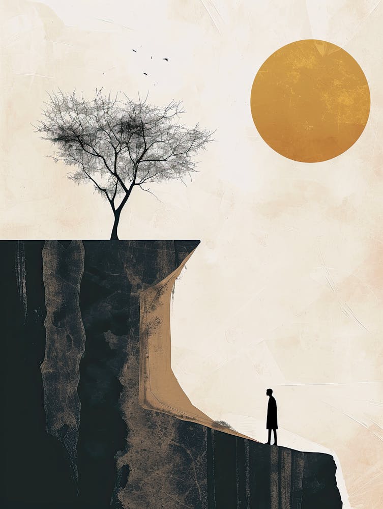 Tree On A Cliff