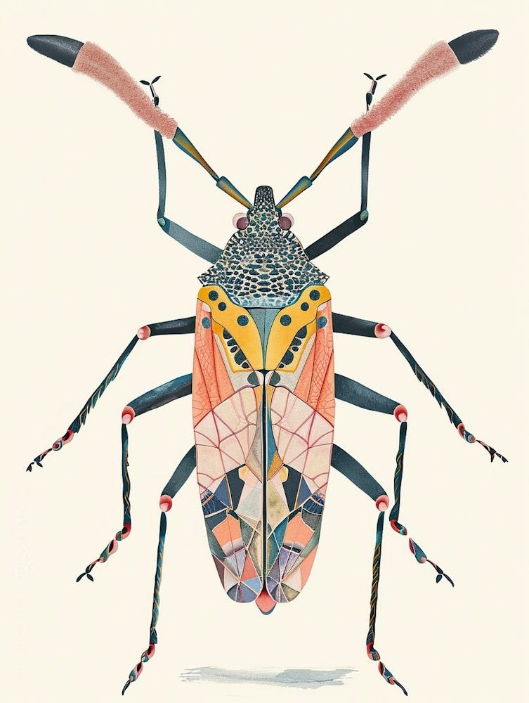 Colourful Insect Illustration Boxelder Bug 2