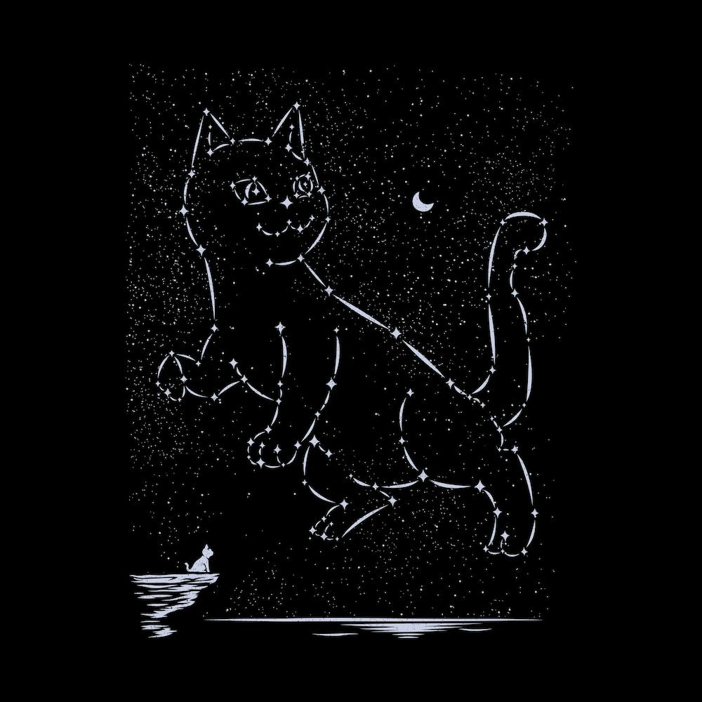 Cat Constellation Square