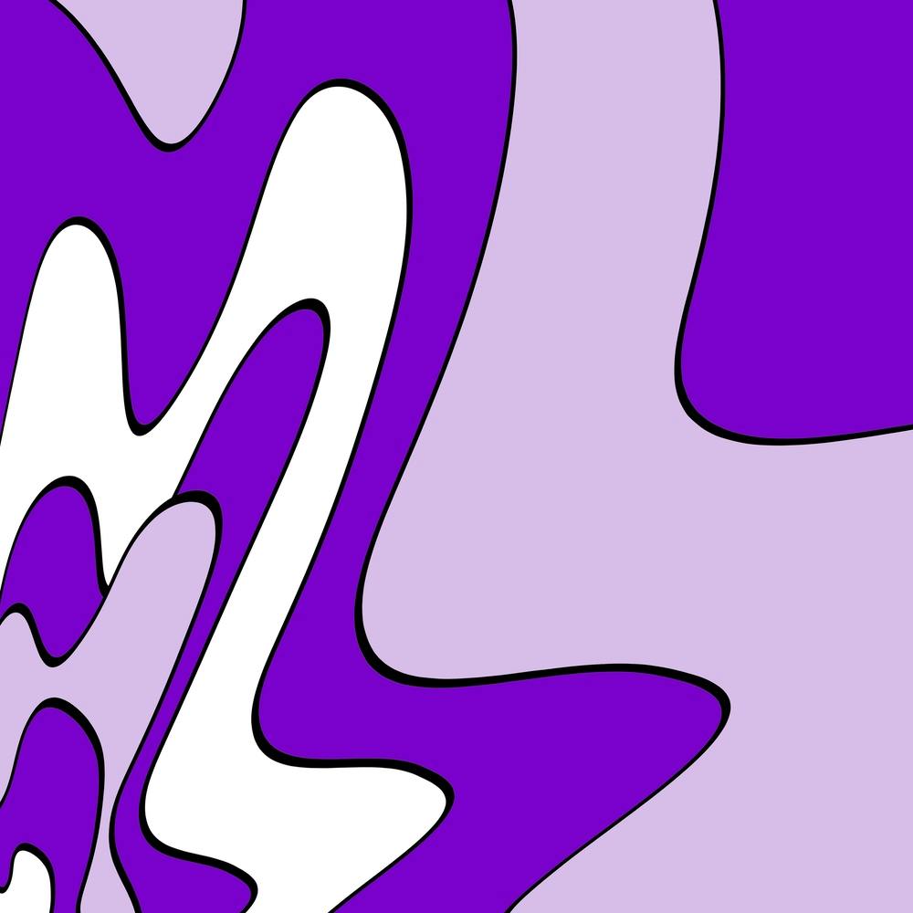 Purple And White Swirls 1