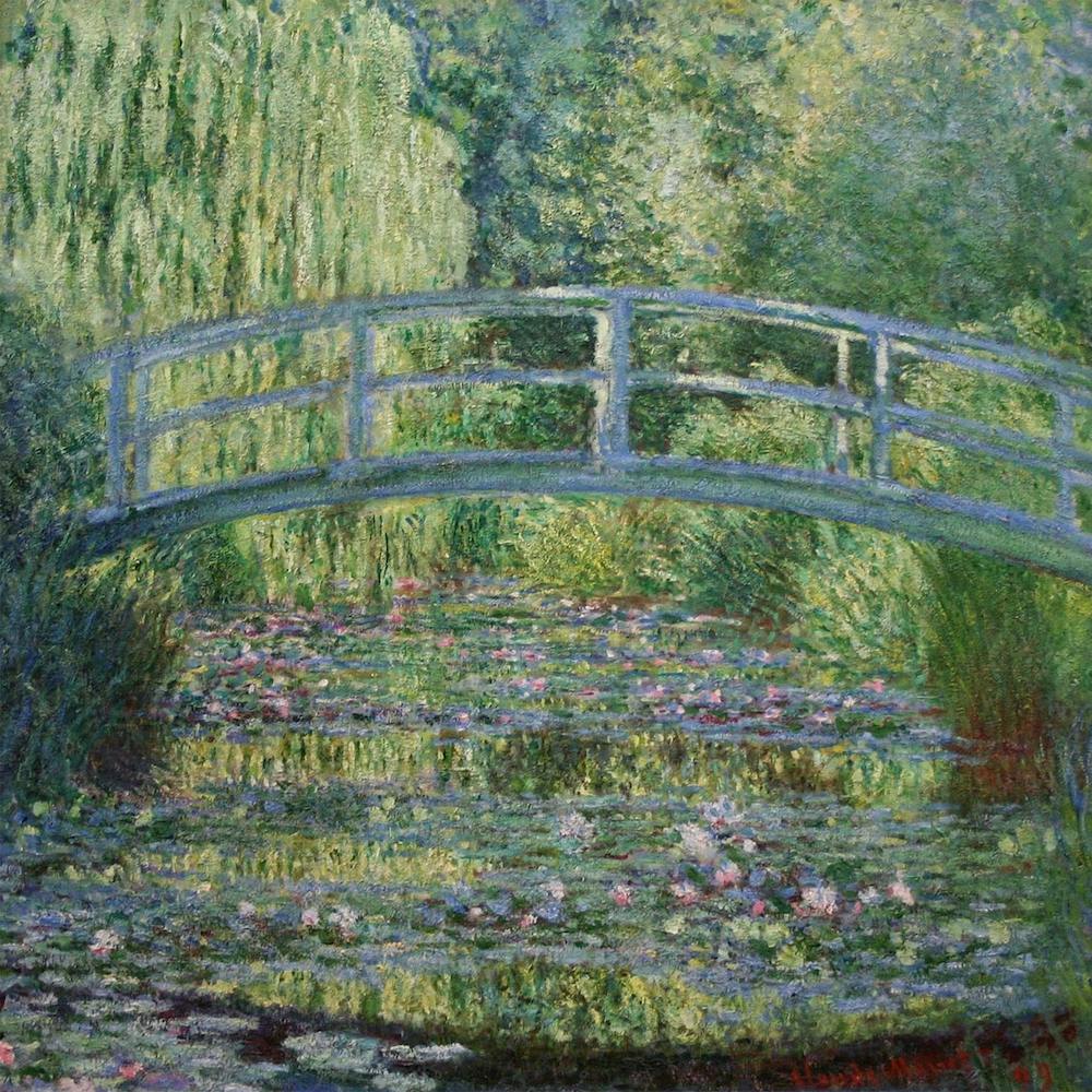 The Waterlily Pond With The Japanese Bridge, 1899 By Claude Monet