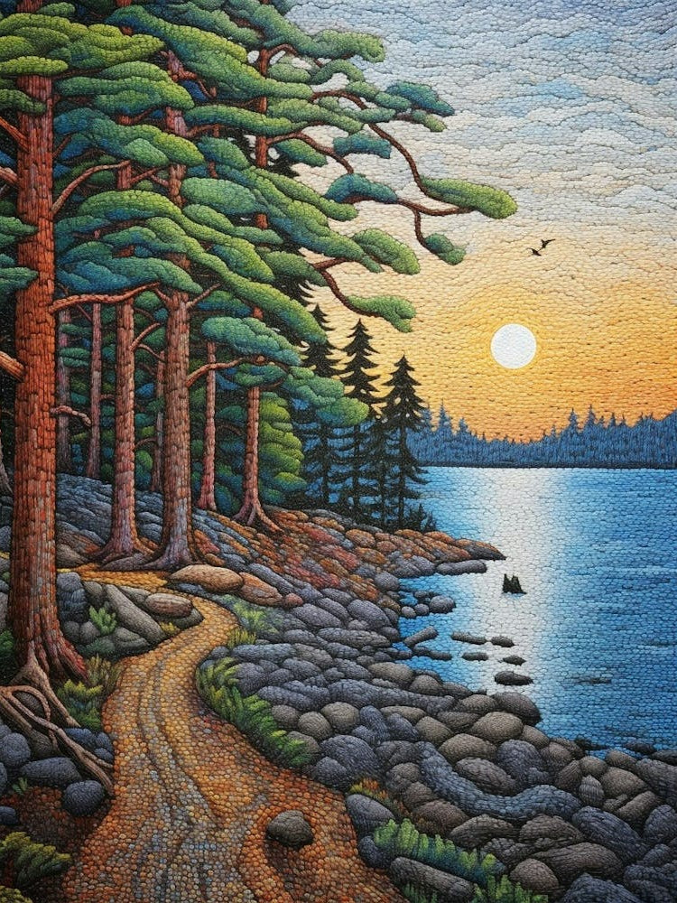 San Juan Islands Retro Pop Art 10