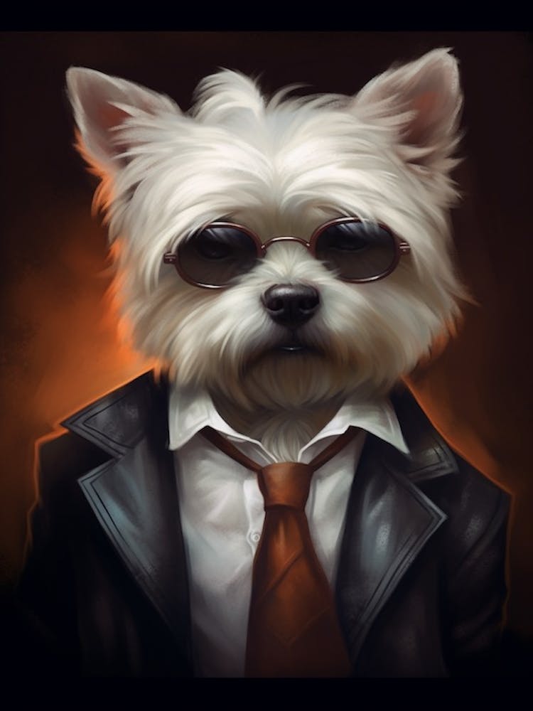 Gangster Dog West Highland White Terrier 2