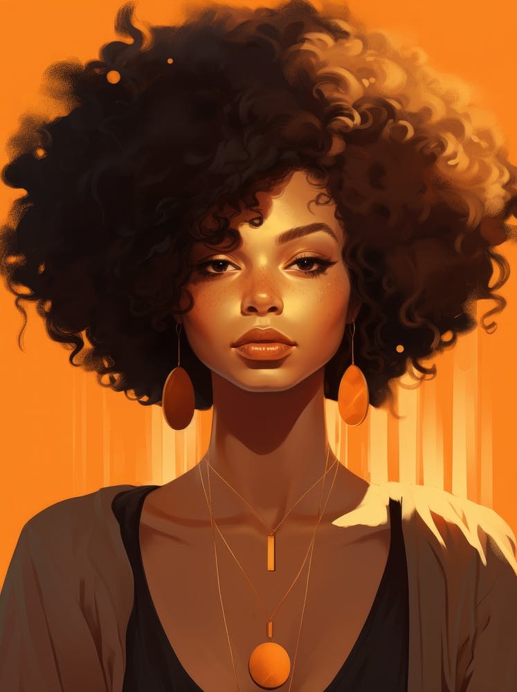 Afro-Mädchen 9