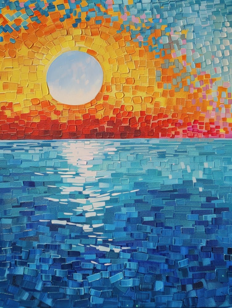 Sunset Over The Ocean 76