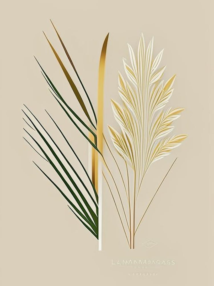 Lemongrass Spices And Herbs Retro Minimal 1