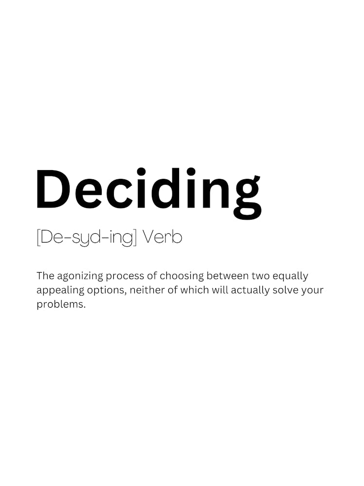 Deciding Definition Meaning