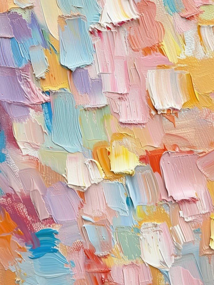 Pastels Impasto Brush Strokes 8