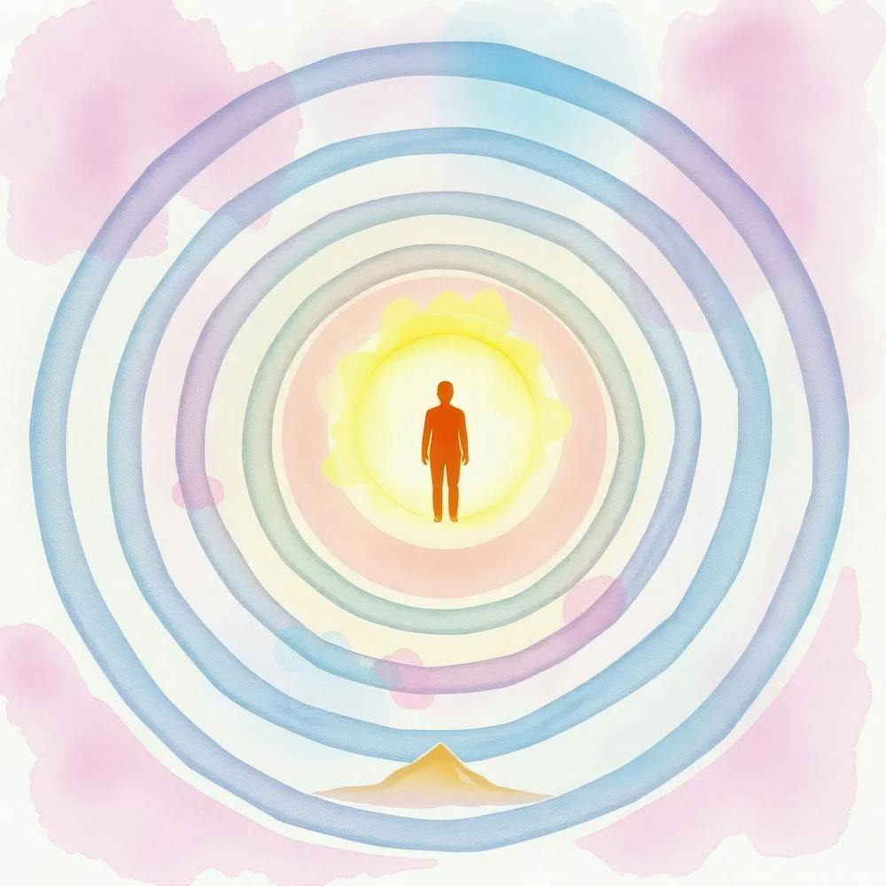 Man In A Circle