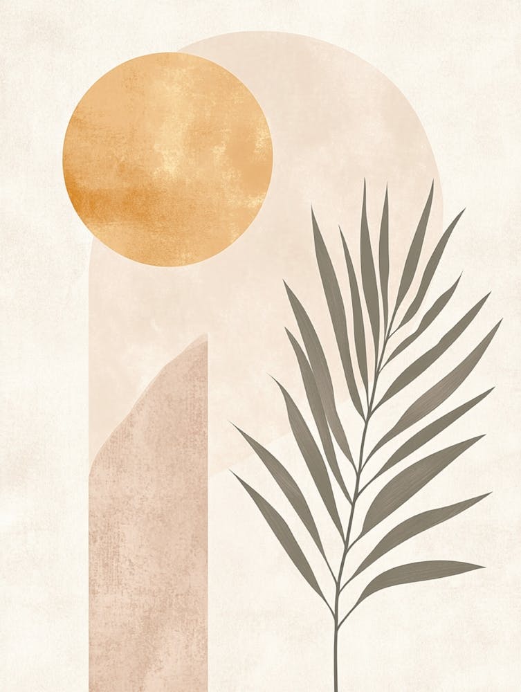 Palme und Sonne