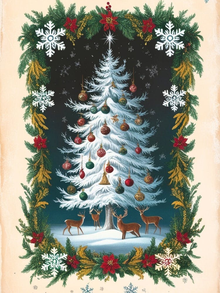 William Morris Christmas Tree 49