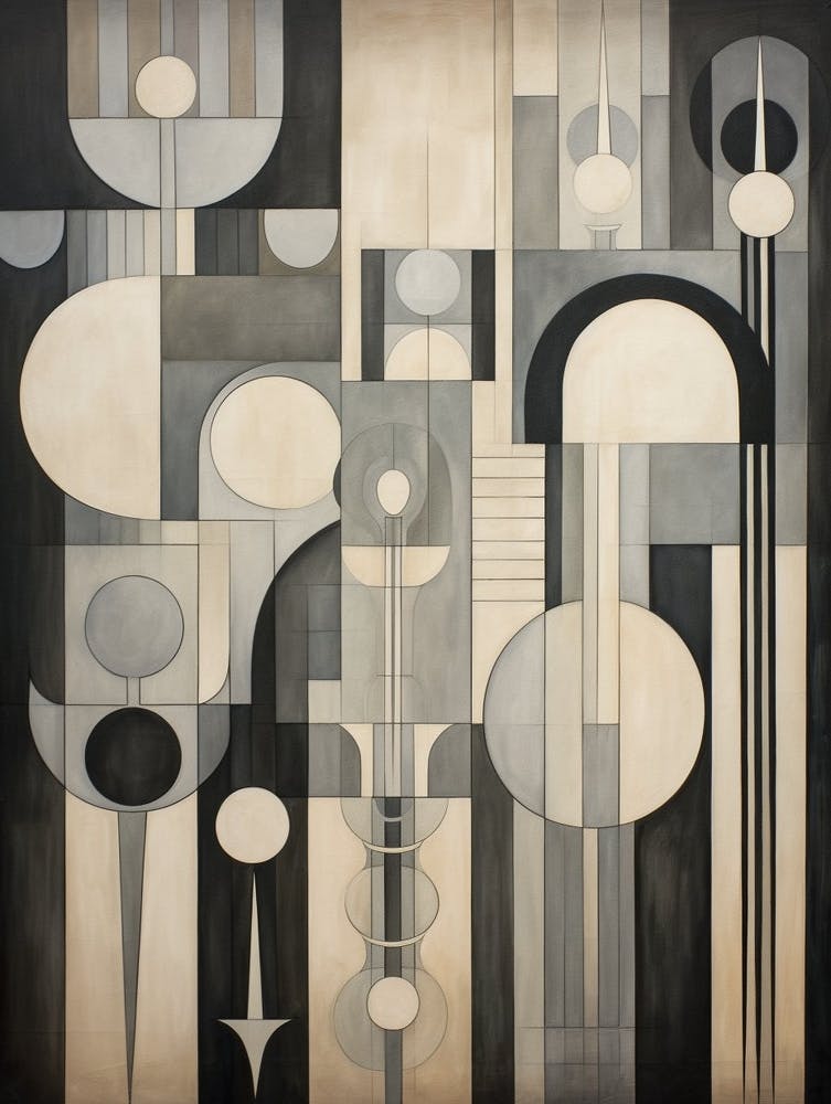 Whimsical Abstract Geometric Shapes 13