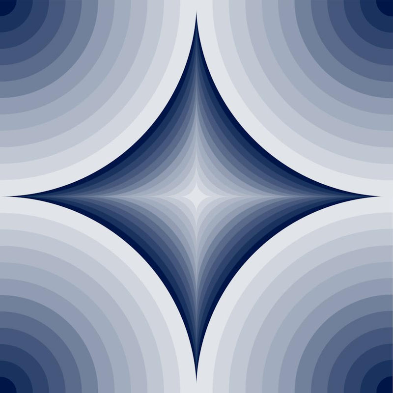 Abstract Blue Star