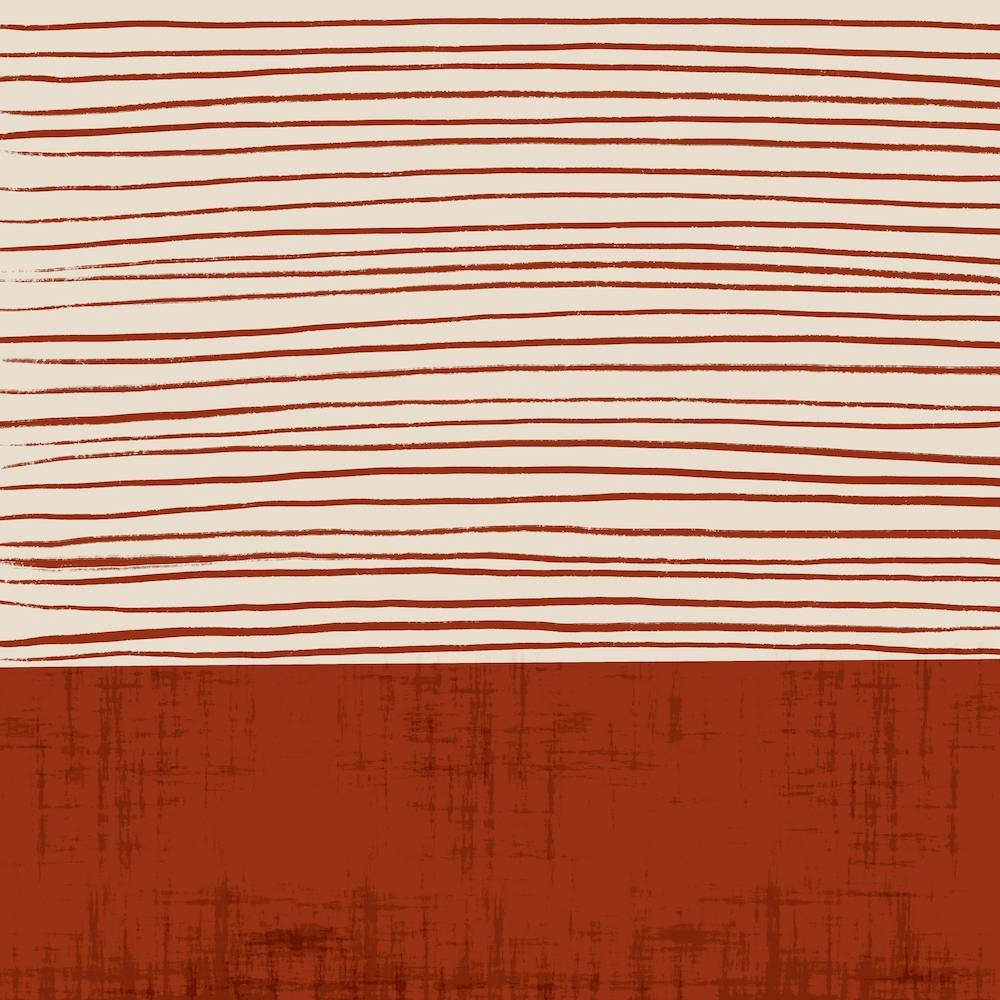 Retro Lines Abstract Square