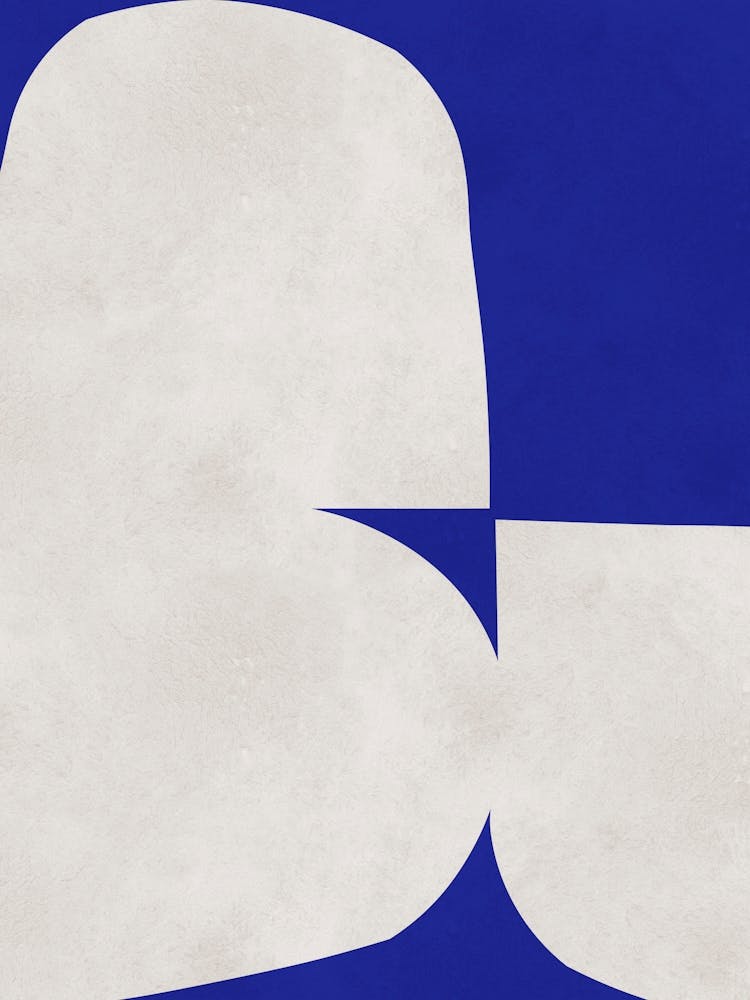 Abstract cobalt blue 8