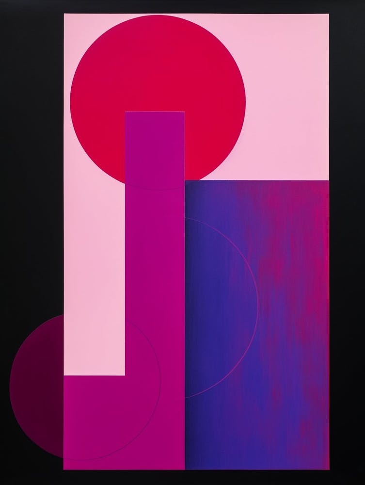 Minimalist Geometry Abstract Illustration 14