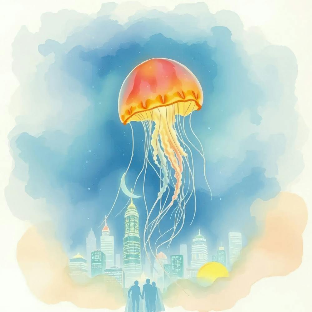 Jellyfish In The Sky